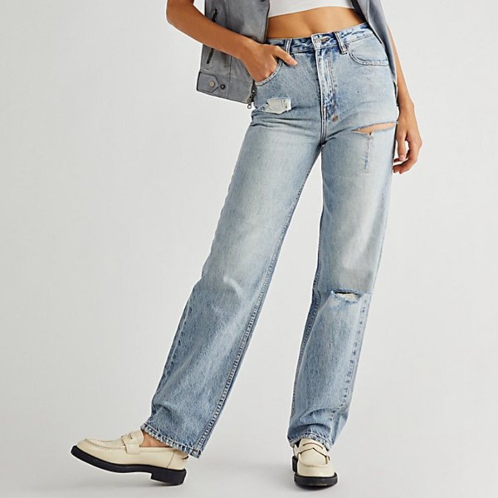 Ksubi Light Blue High Rise Women Jeans